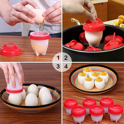 Silicone Egg Boiler Steamer BPA Free