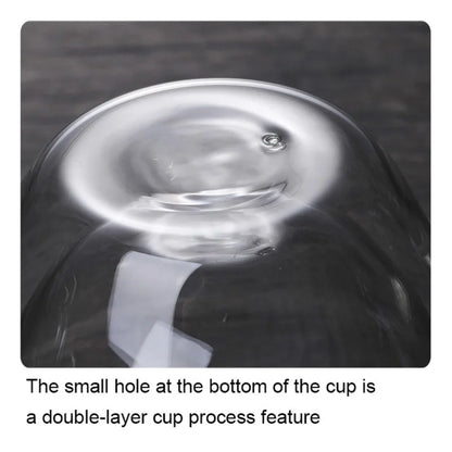 Double Wall Glass Cup Heat Insulation Handmade