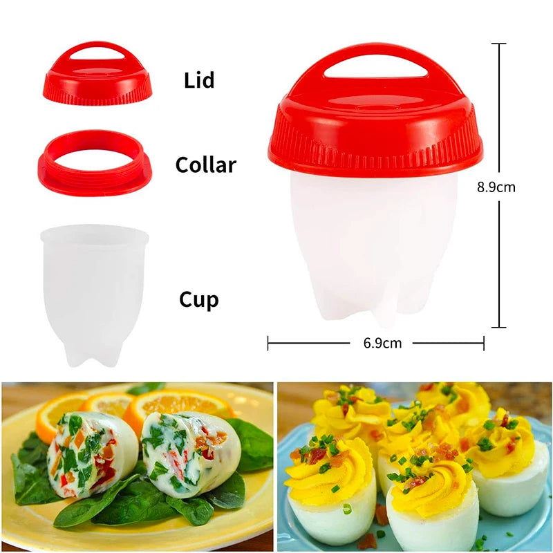 Silicone Egg Boiler Steamer BPA Free